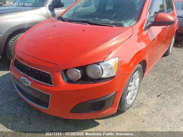 Aukcja sprzedaży 2012 Chevrolet Sonic Lt, vin: 1G1JC6EH9C4111746, numer aukcji: 20271313