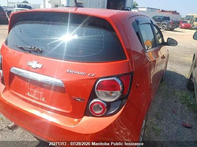 Aukcja sprzedaży 2012 Chevrolet Sonic Lt, vin: 1G1JC6EH9C4111746, numer aukcji: 20271313