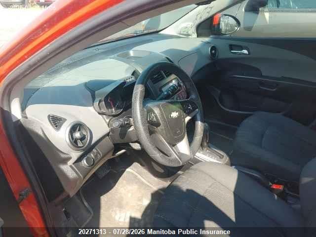 Aukcja sprzedaży 2012 Chevrolet Sonic Lt, vin: 1G1JC6EH9C4111746, numer aukcji: 20271313