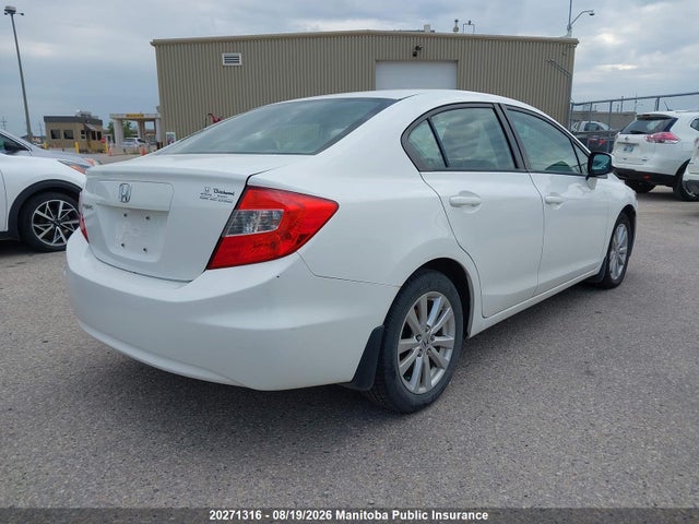 20271316 :رقم المزاد ، 2HGFB2F56CH008687 vin ، 2012 Honda Civic Lx مزاد بيع