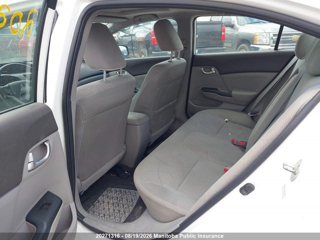 20271316 :رقم المزاد ، 2HGFB2F56CH008687 vin ، 2012 Honda Civic Lx مزاد بيع