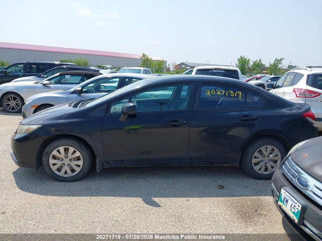 Продаж на аукціоні авто 2013 Honda Civic Lx, vin: 2HGFB2F46DH005233, номер лоту: 20271319
