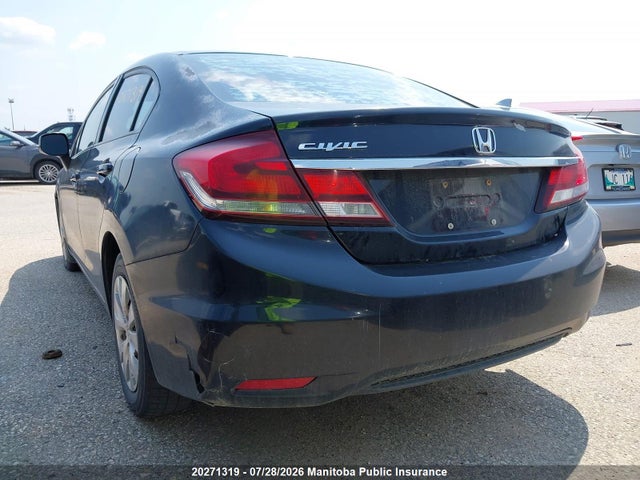 Продаж на аукціоні авто 2013 Honda Civic Lx, vin: 2HGFB2F46DH005233, номер лоту: 20271319