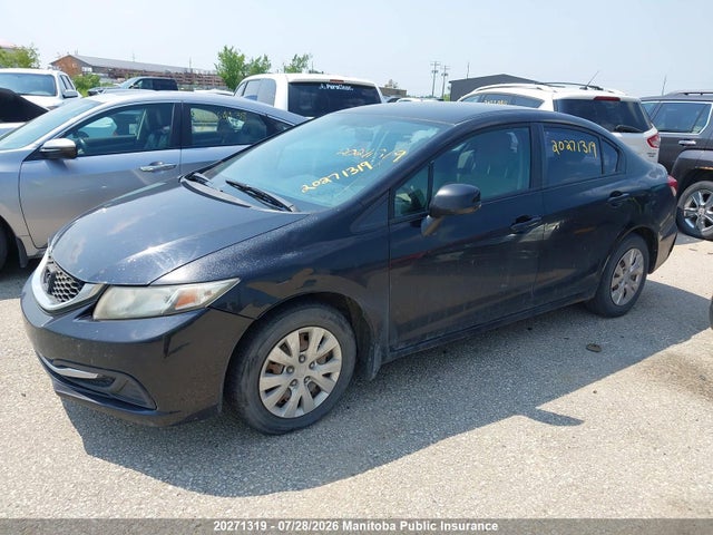Продаж на аукціоні авто 2013 Honda Civic Lx, vin: 2HGFB2F46DH005233, номер лоту: 20271319