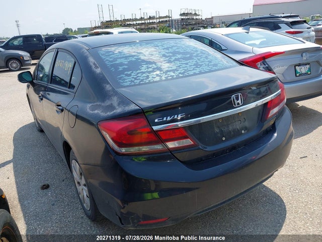 Продаж на аукціоні авто 2013 Honda Civic Lx, vin: 2HGFB2F46DH005233, номер лоту: 20271319