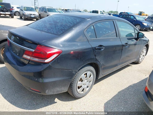 Продаж на аукціоні авто 2013 Honda Civic Lx, vin: 2HGFB2F46DH005233, номер лоту: 20271319