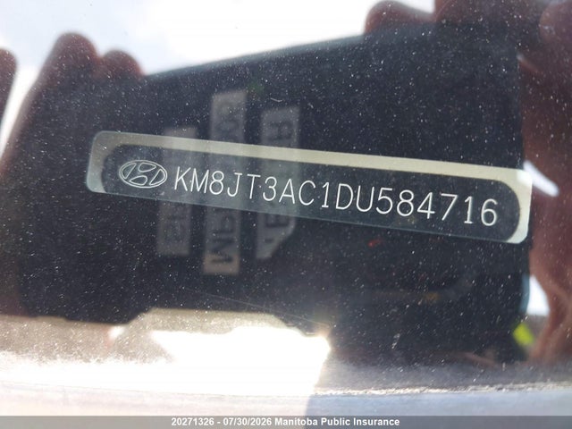 Продажа на аукционе авто 2013 Hyundai Tucson Gl, vin: KM8JT3AC1DU584716, номер лота: 20271326
