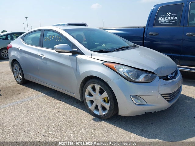 Продаж на аукціоні авто 2013 Hyundai Elantra Limited, vin: 5NPDH4AE6DH188785, номер лоту: 20271335