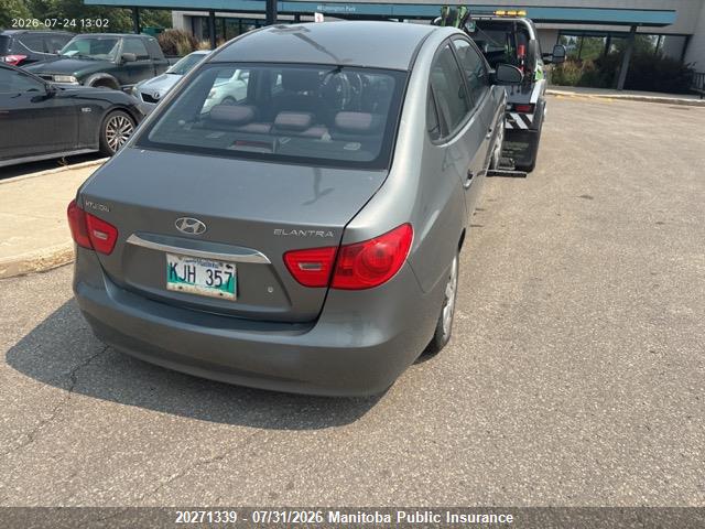 2010 Hyundai Elantra Gl მანქანა იყიდება აუქციონზე, vin: KMHDU4BD6AU962497, აუქციონის ნომერი: 20271339