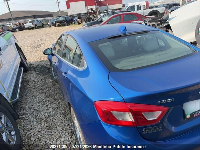 3G1BE5SM6GS599165 Chevrolet Cruze Lt Turbo