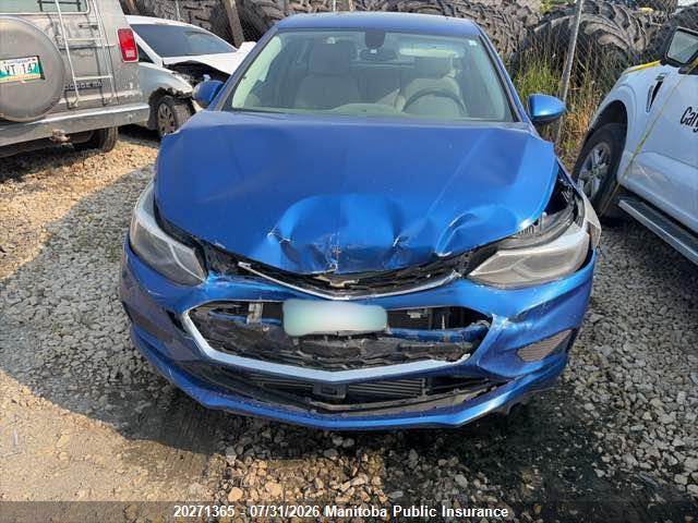 3G1BE5SM6GS599165 Chevrolet Cruze Lt Turbo