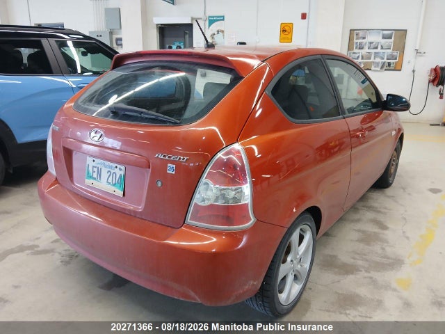 2008 Hyundai Accent Gs მანქანა იყიდება აუქციონზე, vin: KMHCN35C78U096020, აუქციონის ნომერი: 20271366