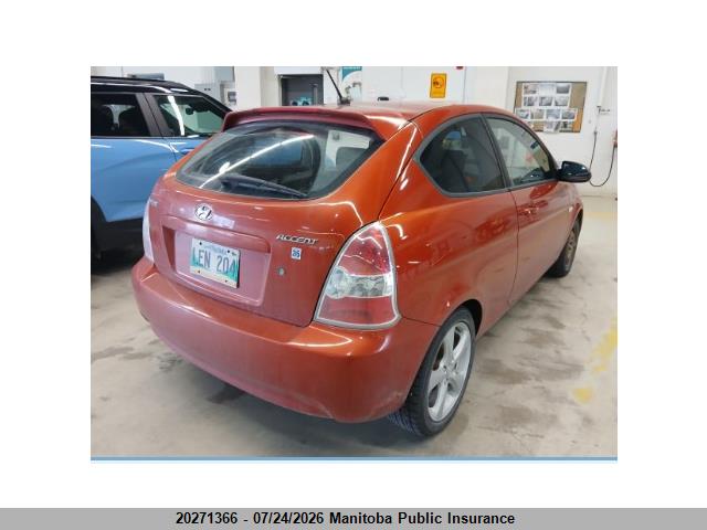 2008 Hyundai Accent Gs მანქანა იყიდება აუქციონზე, vin: KMHCN35C78U096020, აუქციონის ნომერი: 20271366