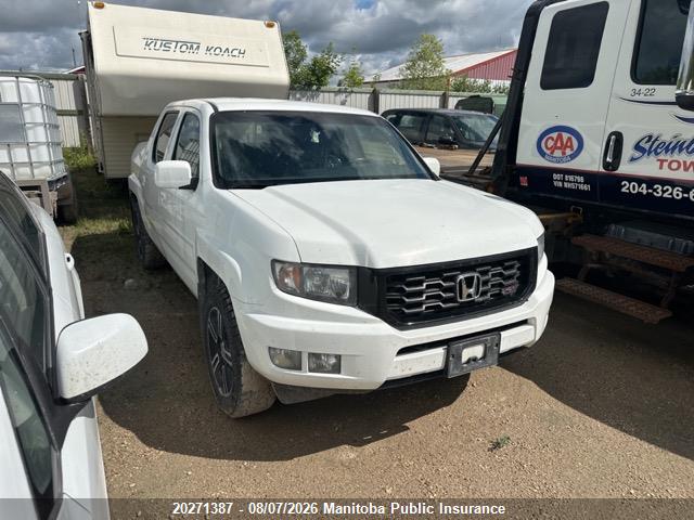 Auction sale of the 2012 Honda Ridgeline Sport, vin: 5FPYK1F79CB551662, lot number: 20271387