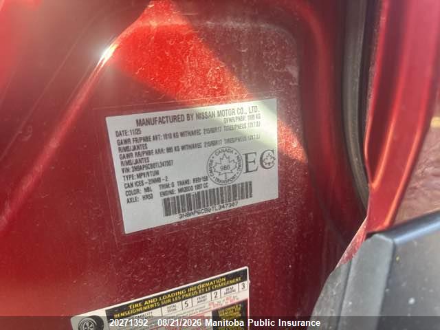Nissan KICKS SV 2026 3N8AP6CB0TL347307 Image 9