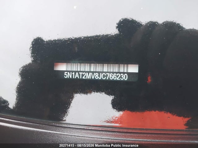 5N1AT2MV8JC766230 Nissan ROGUE S