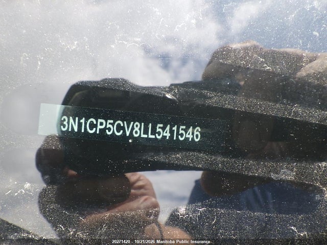 3N1CP5CV8LL541546 Nissan KICKS SV