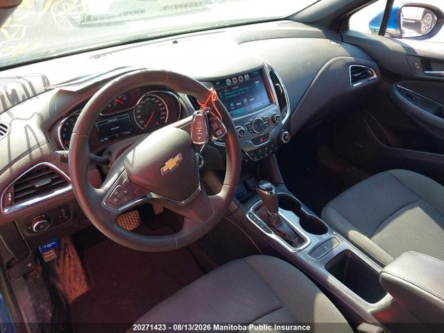 2017 Chevrolet Cruze Lt მანქანა იყიდება აუქციონზე, vin: 3G1BE6SM4HS580136, აუქციონის ნომერი: 20271423
