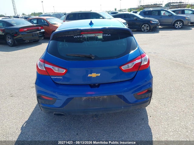 2017 Chevrolet Cruze Lt მანქანა იყიდება აუქციონზე, vin: 3G1BE6SM4HS580136, აუქციონის ნომერი: 20271423