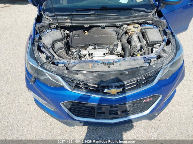 2017 Chevrolet Cruze Lt მანქანა იყიდება აუქციონზე, vin: 3G1BE6SM4HS580136, აუქციონის ნომერი: 20271423