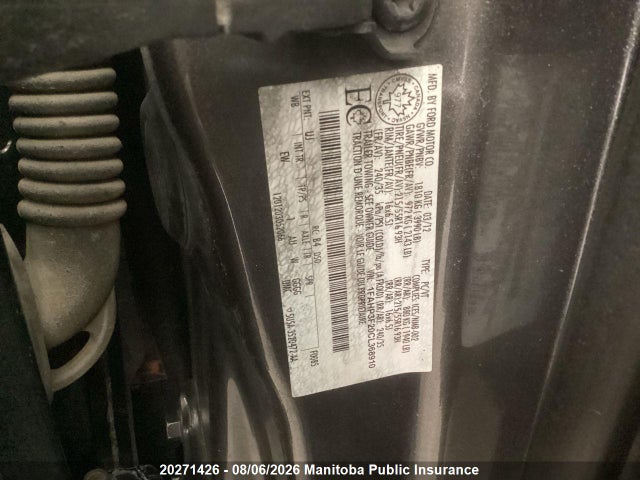 Продаж на аукціоні авто 2012 Ford Focus Se, vin: 1FAHP3F20CL368910, номер лоту: 20271426