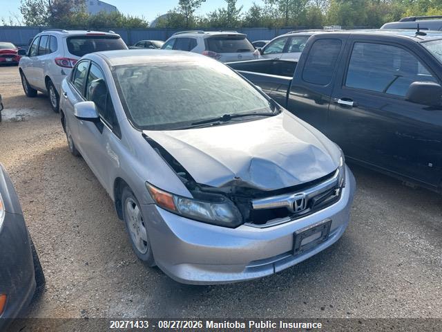 Aukcja sprzedaży 2012 Honda Civic Lx, vin: 2HGFB2F44CH117687, numer aukcji: 20271433