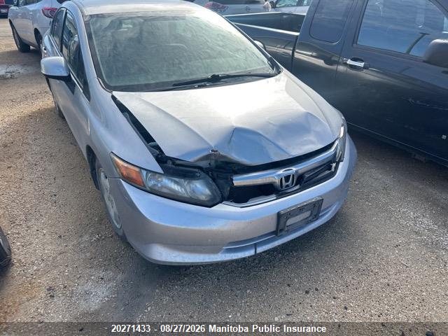 Aukcja sprzedaży 2012 Honda Civic Lx, vin: 2HGFB2F44CH117687, numer aukcji: 20271433