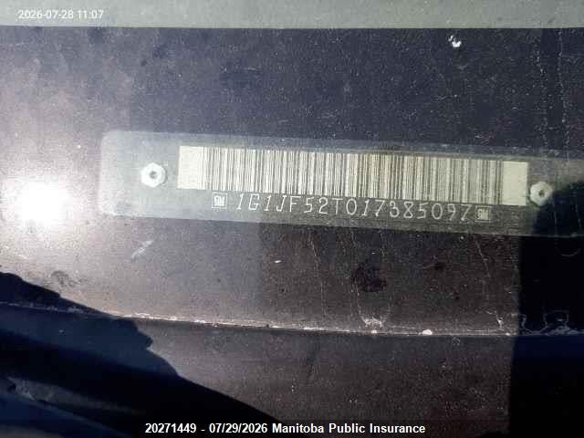 Продаж на аукціоні авто 2001 Chevrolet Cavalier Ls, vin: 1G1JF52T017385097, номер лоту: 20271449