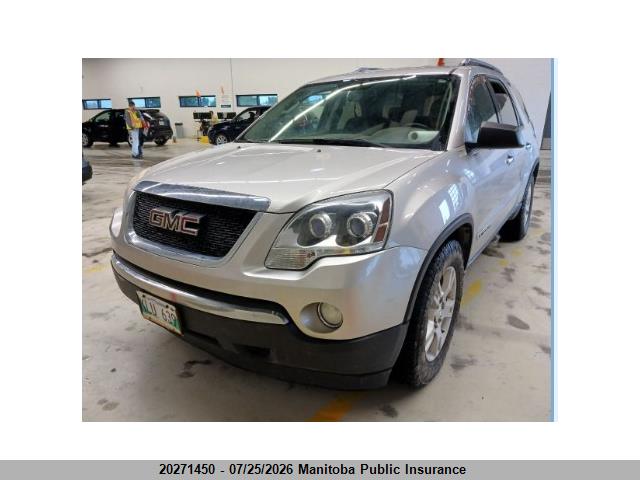 2008 Gmc Acadia Sle მანქანა იყიდება აუქციონზე, vin: 1GKEV13708J244358, აუქციონის ნომერი: 20271450