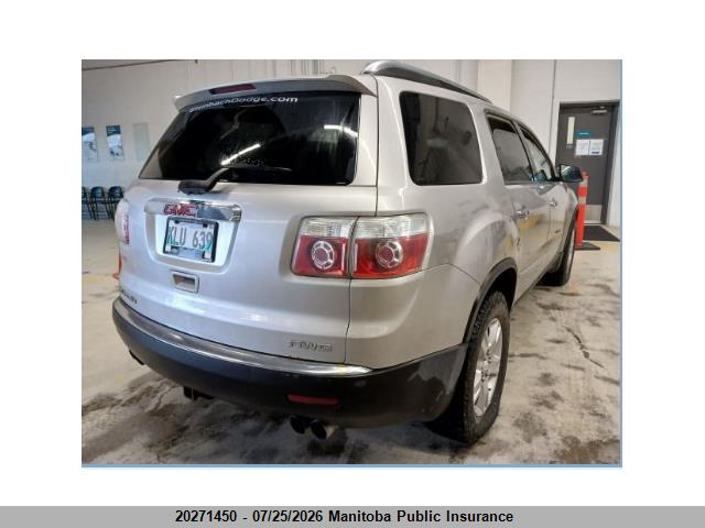 2008 Gmc Acadia Sle მანქანა იყიდება აუქციონზე, vin: 1GKEV13708J244358, აუქციონის ნომერი: 20271450