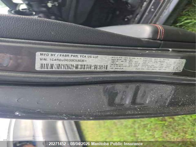 Dodge DURANGO GT 2025 1C4RDJDG3SC530361 Image 9