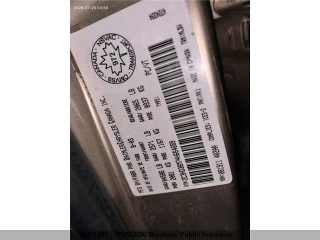 Продаж на аукціоні авто 2004 Chrysler Concorde Lxi, vin: 2C3HD36M74H664689, номер лоту: 20271481