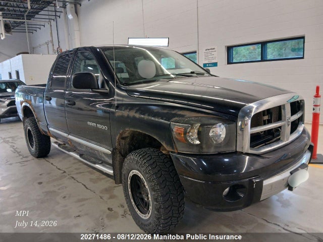 20271486 :رقم المزاد ، 1D7HU182X7S156201 vin ، 2007 Dodge Ram 1500 Laramie Quad Cab مزاد بيع