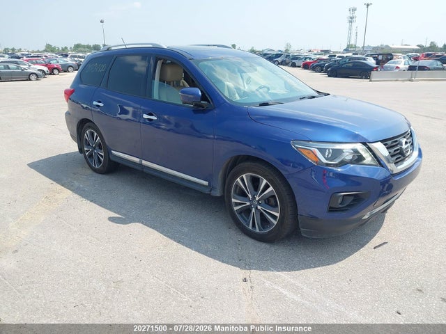Auction sale of the 2017 Nissan Pathfinder Platinum, vin: 5N1DR2MM9HC607133, lot number: 20271500