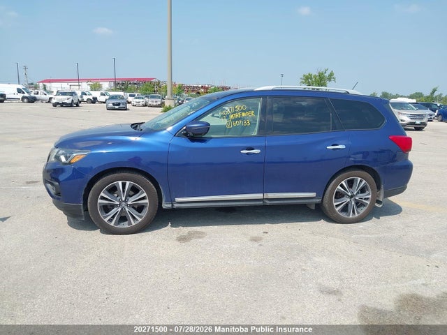 Продаж на аукціоні авто 2017 Nissan Pathfinder Platinum, vin: 5N1DR2MM9HC607133, номер лоту: 20271500