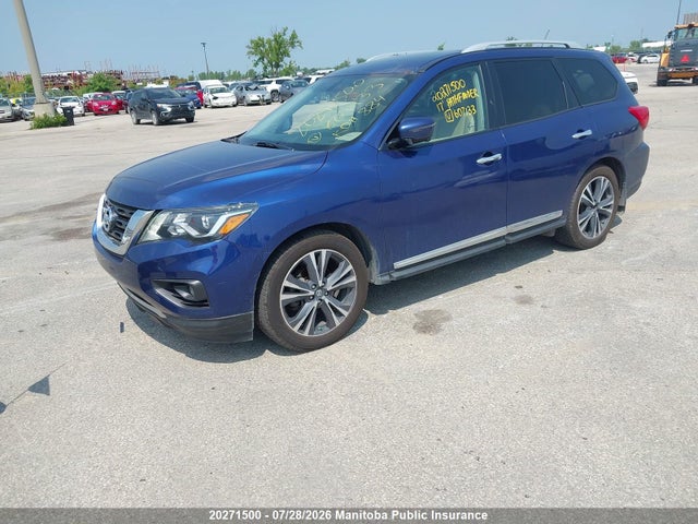 Продаж на аукціоні авто 2017 Nissan Pathfinder Platinum, vin: 5N1DR2MM9HC607133, номер лоту: 20271500
