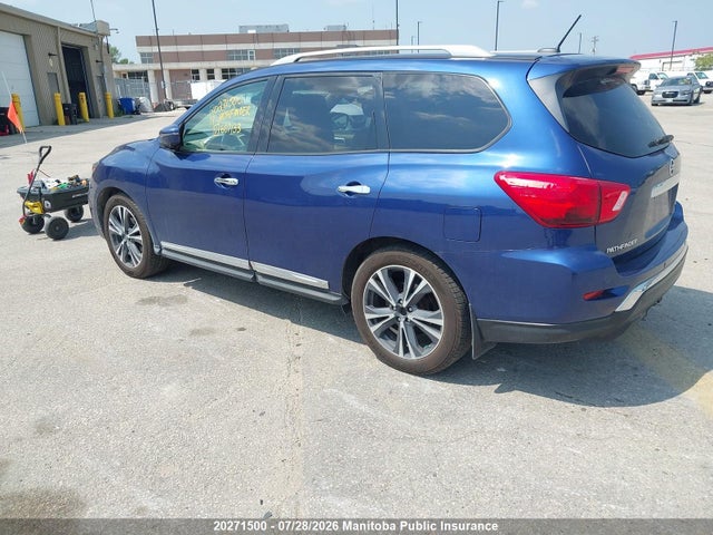 Продаж на аукціоні авто 2017 Nissan Pathfinder Platinum, vin: 5N1DR2MM9HC607133, номер лоту: 20271500