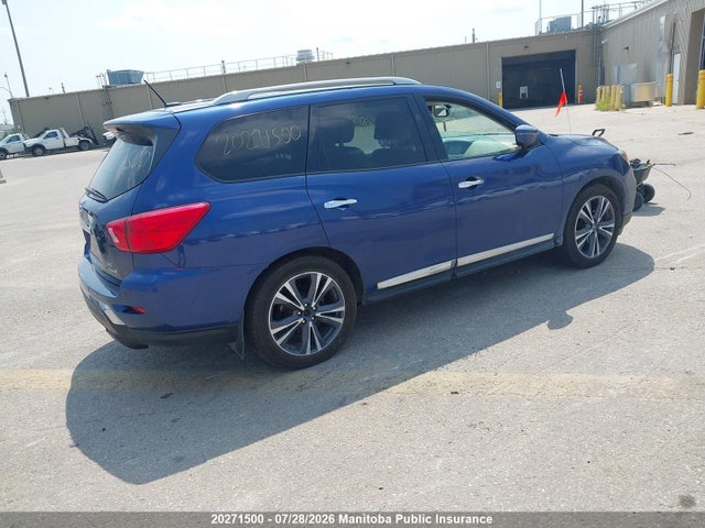 Продаж на аукціоні авто 2017 Nissan Pathfinder Platinum, vin: 5N1DR2MM9HC607133, номер лоту: 20271500