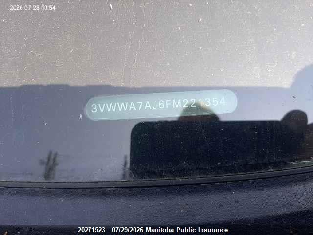 3VWWA7AJ6FM221354 Volkswagen Jetta 2.0 Tdi