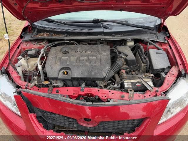 20271525 :رقم المزاد ، 2T1BU4EE5AC215809 vin ، 2010 Toyota Corolla Ce مزاد بيع