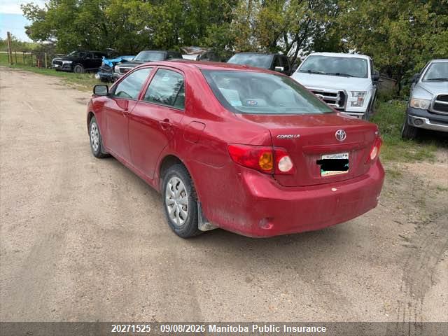 20271525 :رقم المزاد ، 2T1BU4EE5AC215809 vin ، 2010 Toyota Corolla Ce مزاد بيع