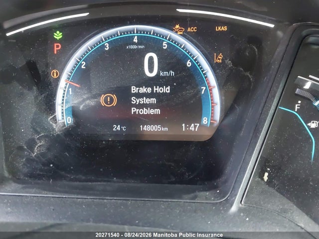 Honda Civic Lx 2019 2HGFC2F53KH036605 Image 16