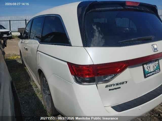 Продажа на аукционе авто 2015 Honda Odyssey Touring, vin: 5FNRL5H98FB512856, номер лота: 20271553