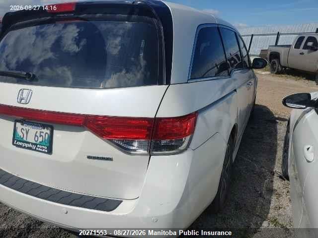 Продажа на аукционе авто 2015 Honda Odyssey Touring, vin: 5FNRL5H98FB512856, номер лота: 20271553
