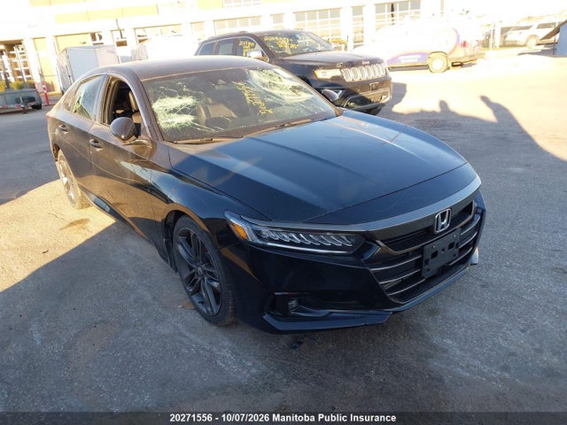 Продажа на аукционе авто 2021 Honda Accord Sport, vin: 1HGCV1F33MA800993, номер лота: 20271556