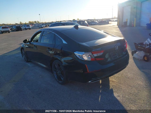 20271556 :رقم المزاد ، 1HGCV1F33MA800993 vin ، 2021 Honda Accord Sport مزاد بيع