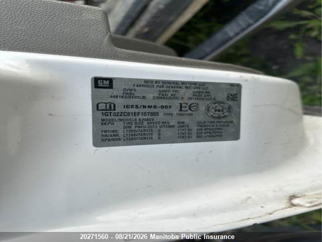 1GT02ZC81EF157055 GMC Sierra 2500 Hd Wt Pickup