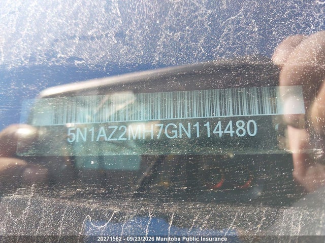 Nissan MURANO SV 2016 5N1AZ2MH7GN114480 Image 9