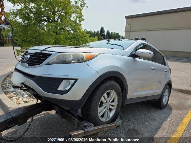 2011 Kia Sportage Lx მანქანა იყიდება აუქციონზე, vin: KNDPB3A2XB7022575, აუქციონის ნომერი: 20271566