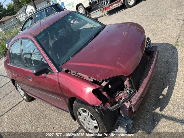 Aukcja sprzedaży 2005 Honda Civic Se, vin: 2HGES16335H025101, numer aukcji: 20271577